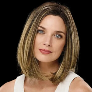 Brown with Blonde Highlights Bob Wig